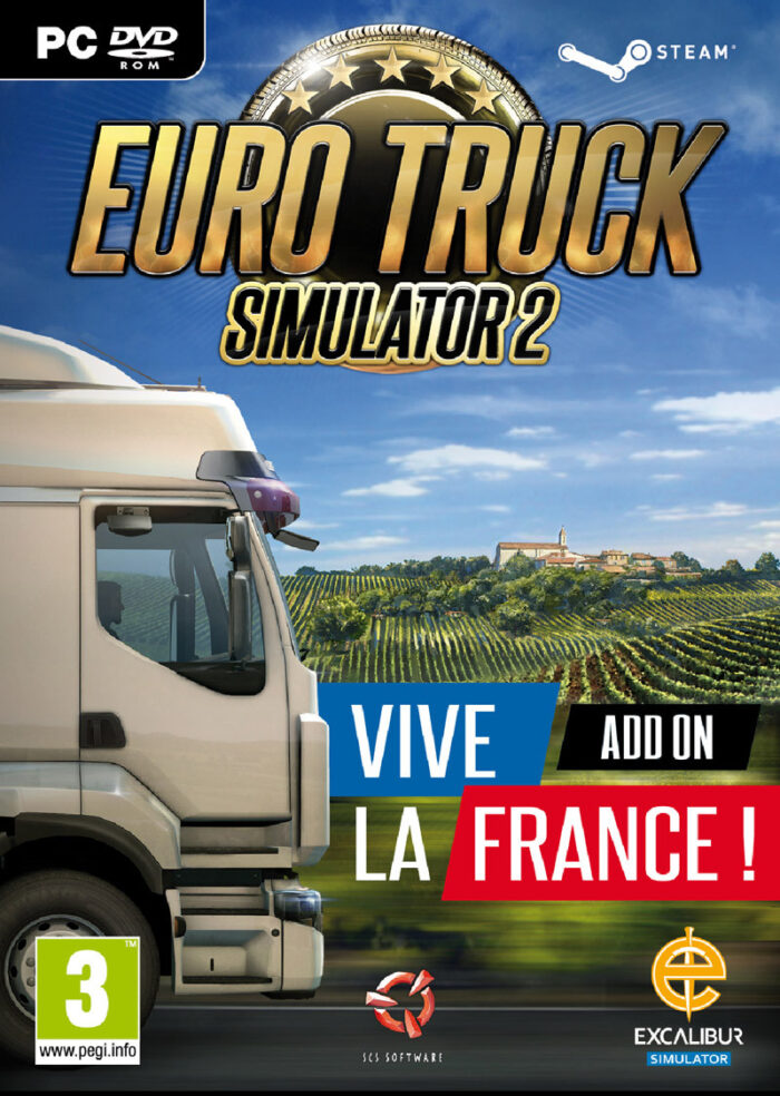 euro truck simulator 2 vive la france cover original - SpelsLeutels