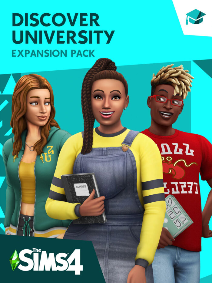 the sims 4 discover university cover original - SpelsLeutels